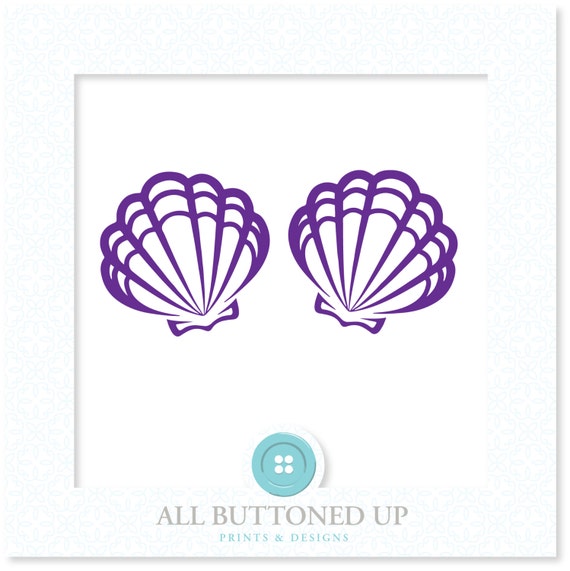 Free Free 230 Mermaid Seashell Bra Svg SVG PNG EPS DXF File