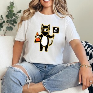 Pittsburgh, Cat Hoist The Traffic Cone 3 Icons Shirt image 16