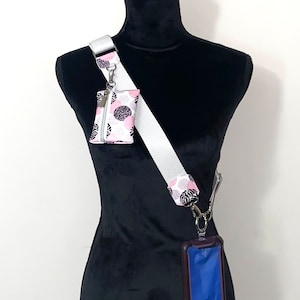 Cellphone Sling with Detachable Pouch: Adjustable Crossbody Strap