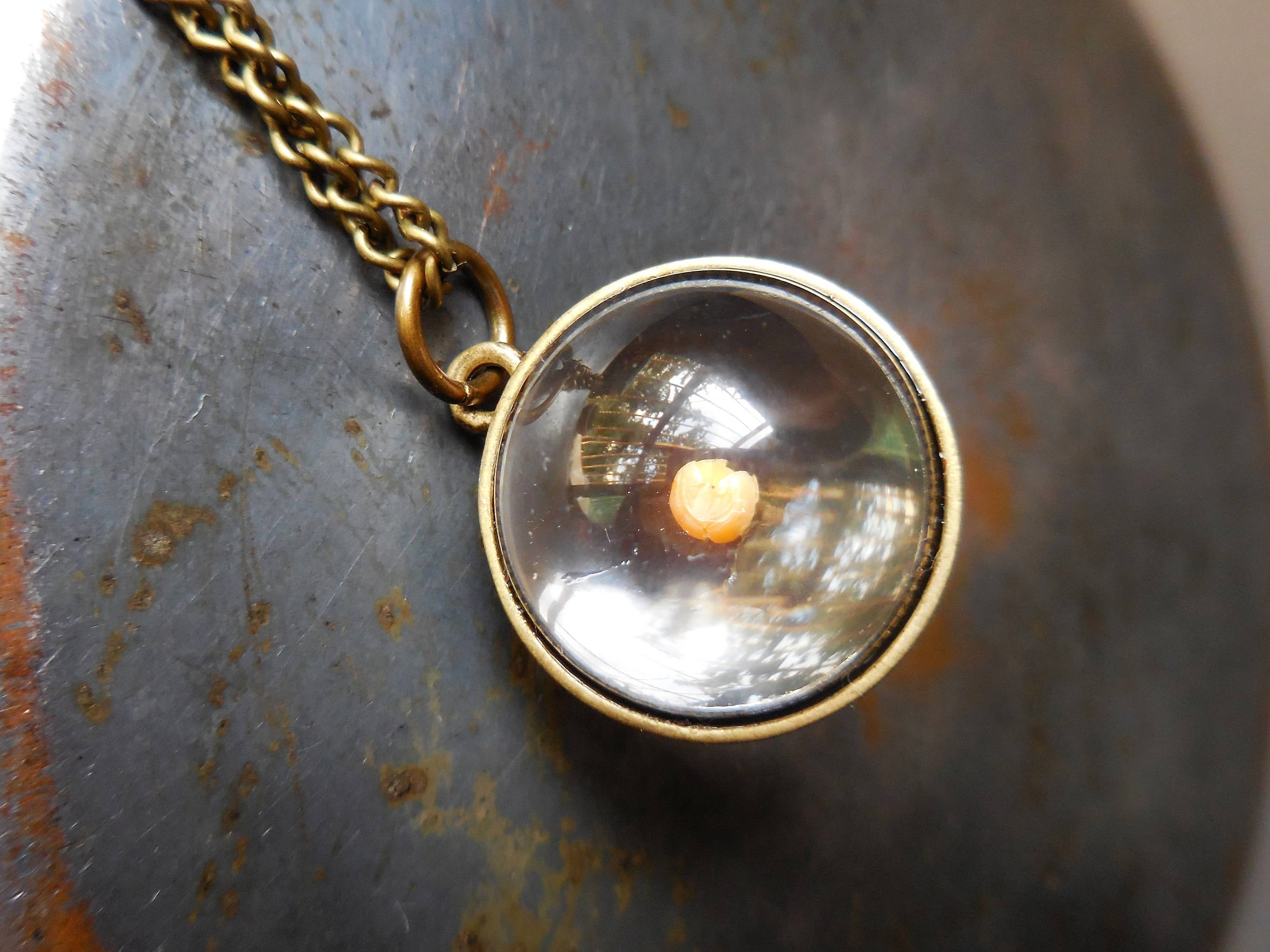 Vintage mustard seed necklace deals