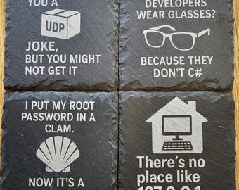 Onderzetters voor programmeurs/techneuten