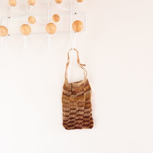 Papua New Guinea Bilum Shoulder Bag - Handwoven Tribal Craft