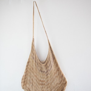 Papua New Guinea Bilum Shoulder Bag - Handwoven Tribal Craft