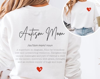 Autism Mom Definition SVG & PNG: Awareness Design (Digital File)