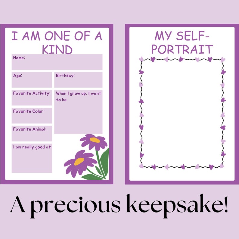 All About Me Printable Activity Template for Kids, 17 Pages for ...