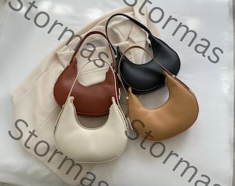 Small Leather Handbag | Travel Bag | Date night bag | Shoulder Bag | Zip Bag | Cute Bag | Gift for her |