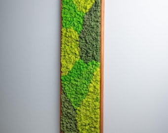 Preserved Moss Wall Art, Farmhouse Decor, Rustic Panel, Living Room Decoration, New Home Gifts
