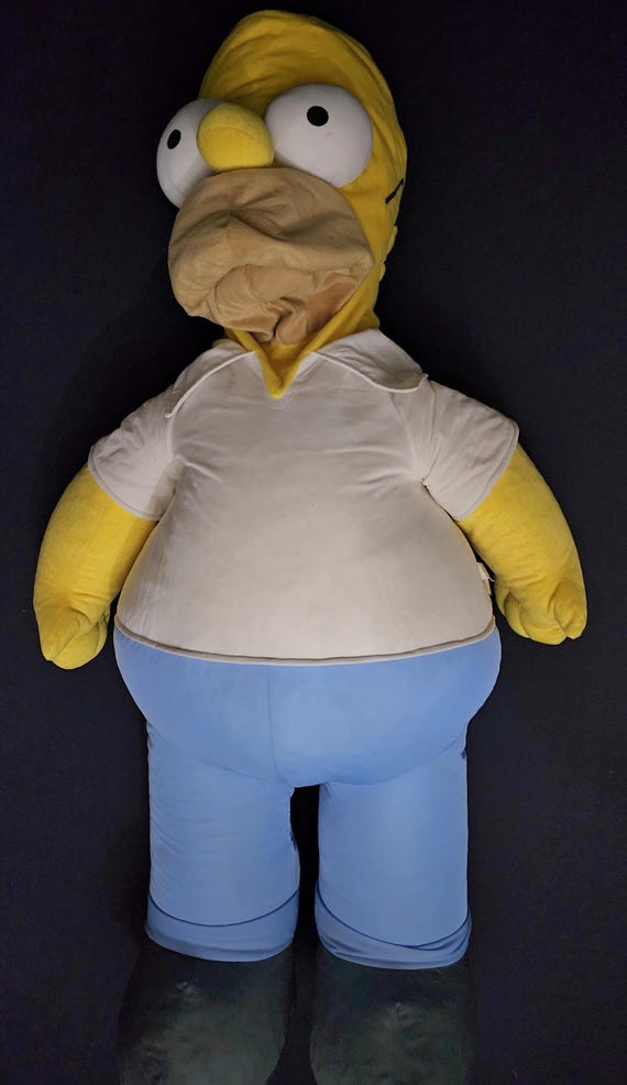 Peluche Homero Simpson - Almacén Rojo Vivo