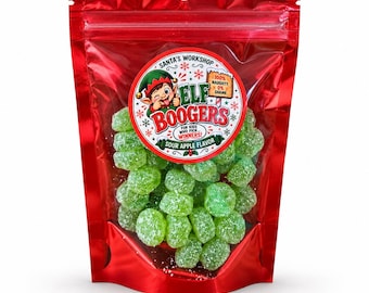 Elf Boogers Sour Apple Candy