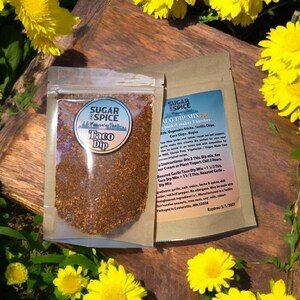 Taco Dip Savory Dip Mix Christmas gift stocking stuffer seasoning mixes house warming gift party dip gourmet dip  party gift birthday