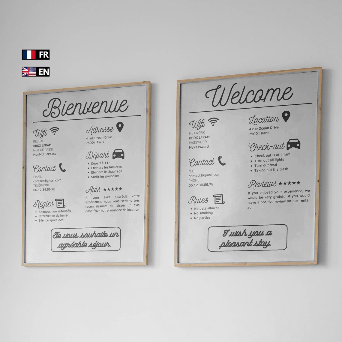 Welcome Message For Rbnb Welcome Message for Your Airbnb Rental, Available on Canva and PDF - Etsy