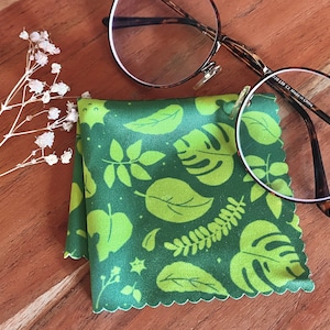 Leafy Sprites Microfiber Cloth - 15cm glasses lens cleaning cloth