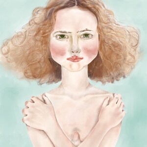 Liv Portrait Art Print