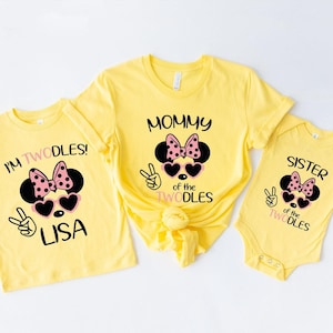 I&#39;m Twodles 2nd Birthday Shirt: Custom Minnie Mouse Party Tee