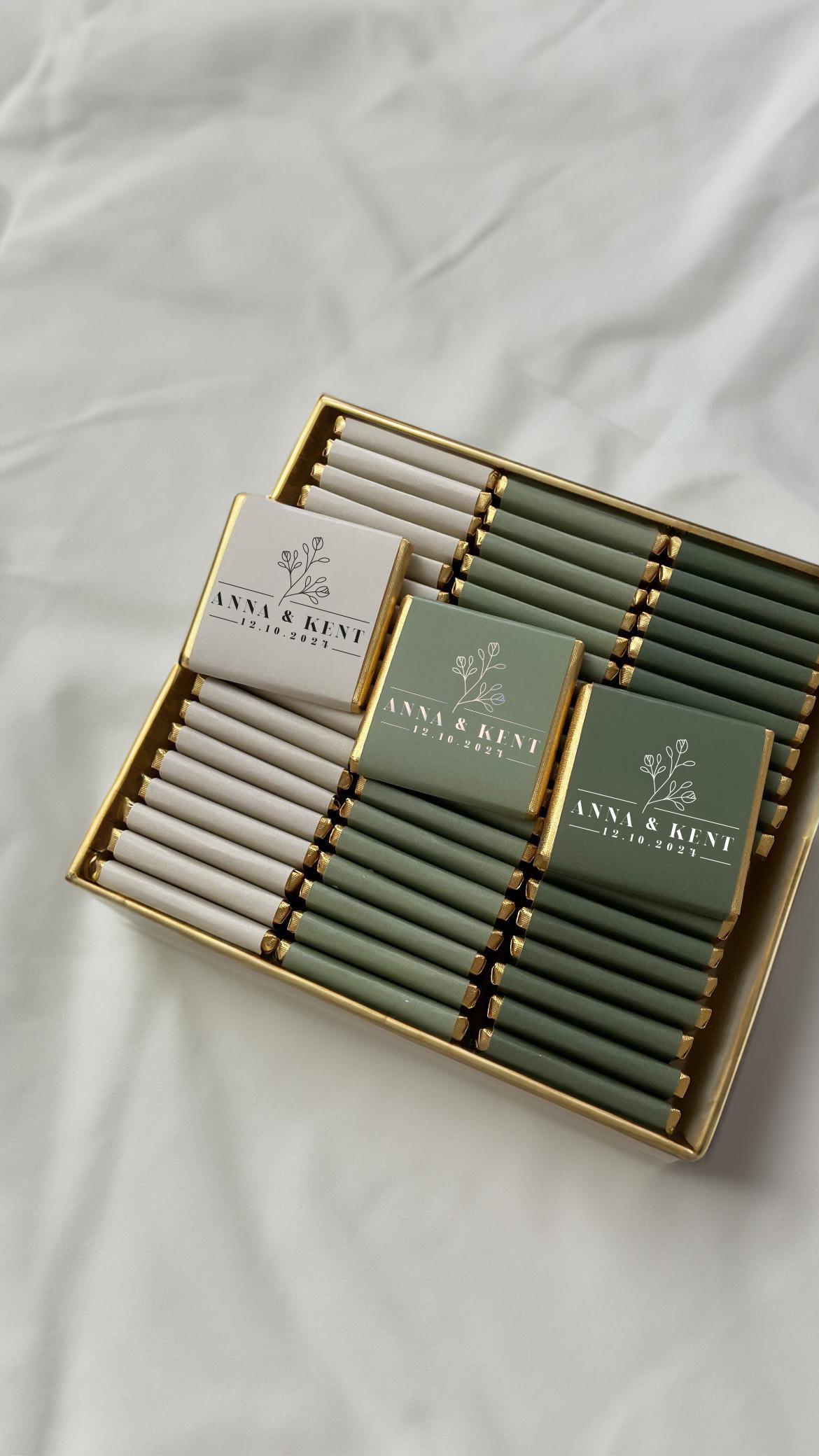 50 Pcs Wedding Chocolate, Wedding Chocolate Favors, Customized Chocolate, Wedding Favors, Engagement Chocolate, Favors For Guests, Wedding