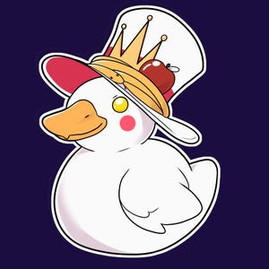 Luzifer Enten Aufkleber