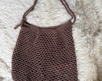 Handcrafted Crochet Crossbody Bag, Boho Purse, in Choice of Color