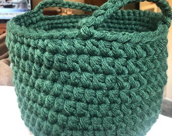 Crochet Storage Basket, Organizer, Plant Basket,