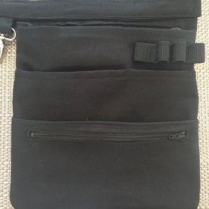 Canvas Utility Belt, Multi-Pocket Tool Organizer, Swivel Hook