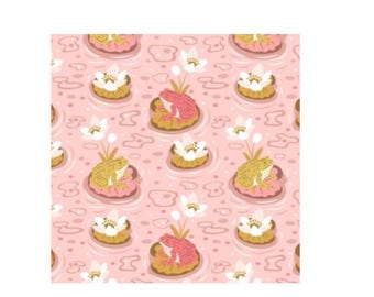 Frogs Fabric Nurse Scrub Belt, Utility Organizer with Zipper