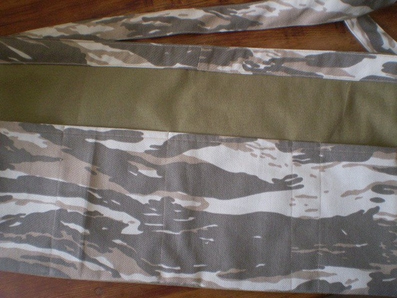 DIY Work Apron Tool Belt With Pockets in Camo Fabric