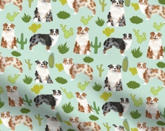 Aussie Dog Print Belted Scrub Pocket Organizer, Vet Tech Instrument Pouch