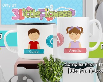 ADD ON ONLY Cup for Kids Made to Match - Personalized Children Poly Mug - Custom Personalized Kids Mug - To add to your current order