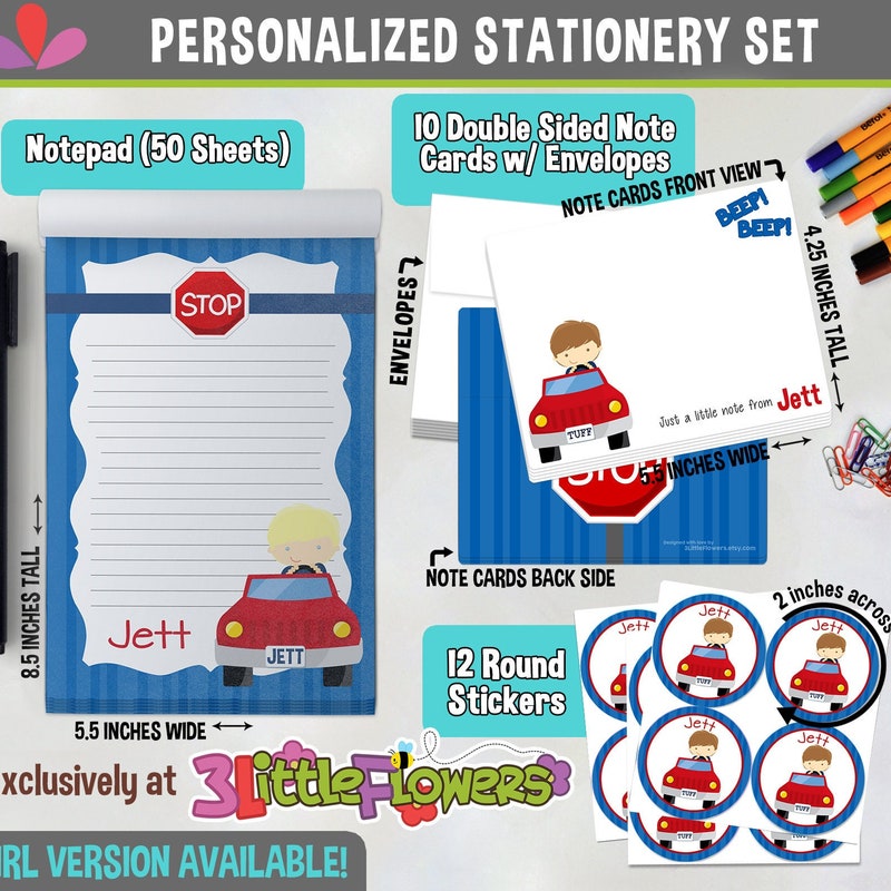 Car Stationery - Etsy
