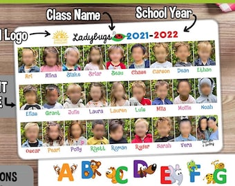 Reserved listing for Sunnyside Preschool - Citizen’s of the World - Child's World School - Classroom Activity Placemat