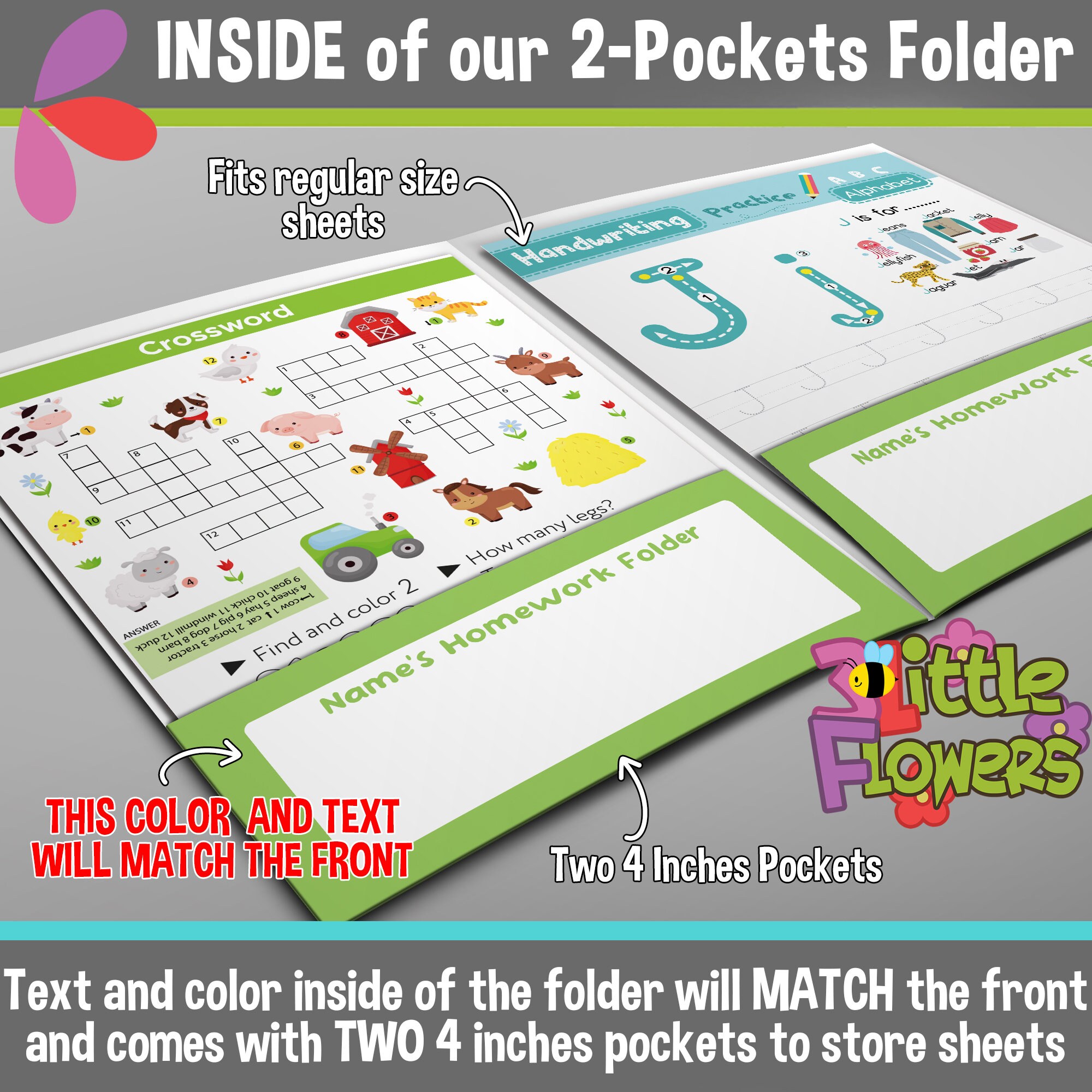 Cartoon Folder Racing Personalized Racing Car Folder - Personalized 2 Pockets Folder ...