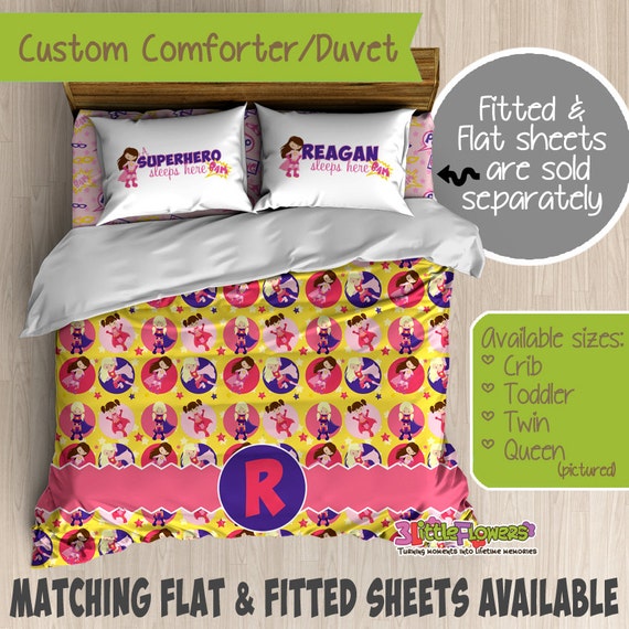 Superhero Custom Comforter Duvet Kids Comforter Kids