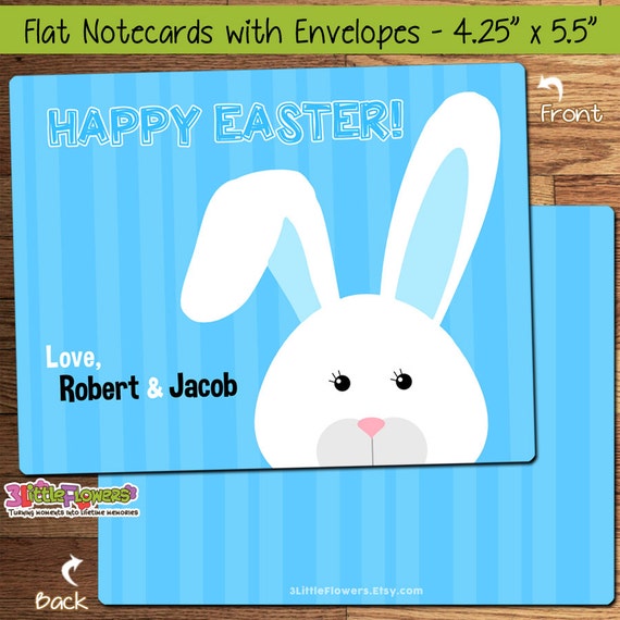 Peek a Boo Bunny Easter Cards - Personalized Easter Cards for Kids - Classroom Easter - Children Easter Card - Personalized Kids Easter Card Il_570xn