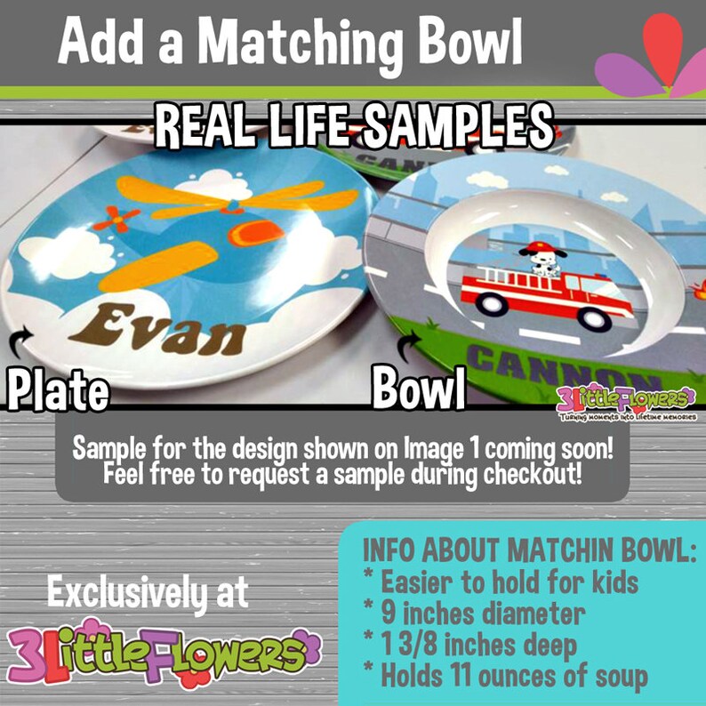 Personalized Dolphin Plate and Bowl Set Personalized Plastic Etsy