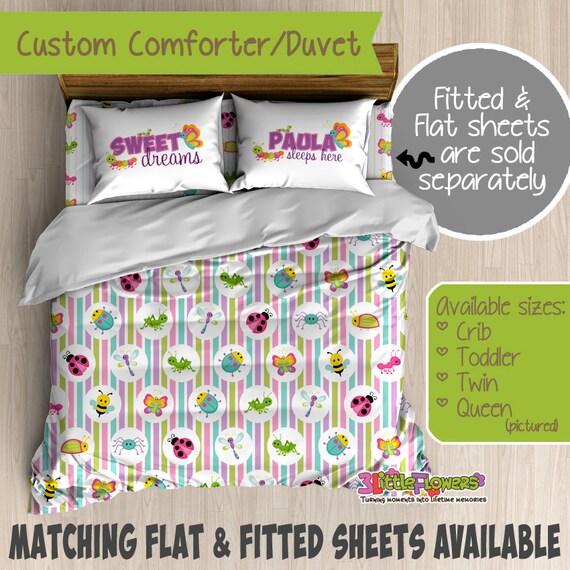 Bugs Custom Comforter Duvet Kids Comforter Kids Duvet