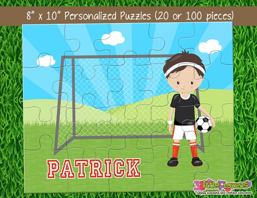 Soccer Puzzle - Etsy