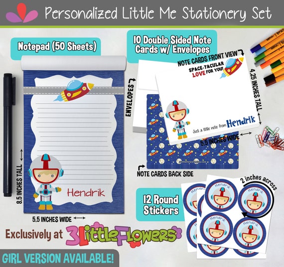 boys stationery set