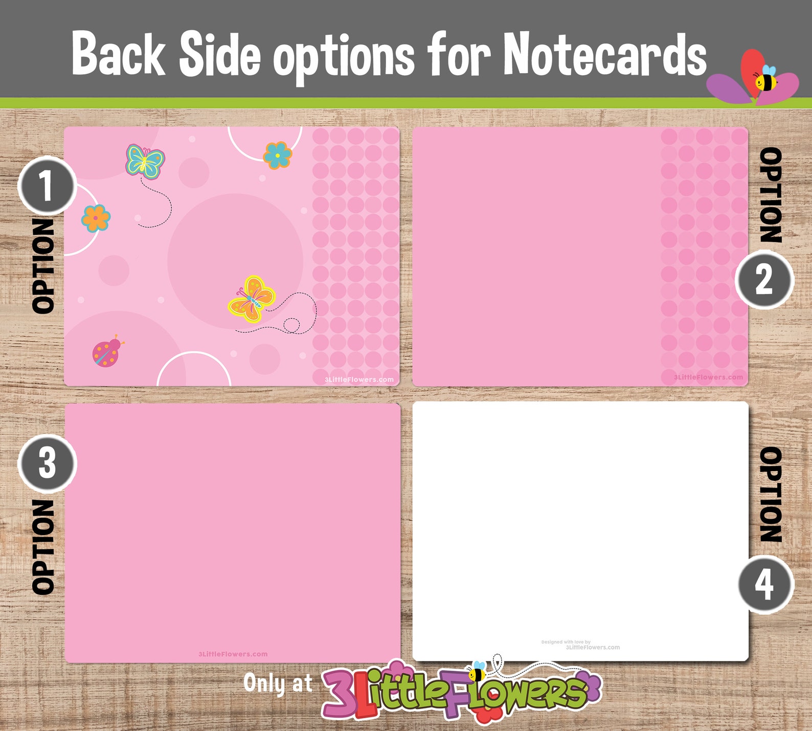 Butterfly Note Cards - Set of Personalized Note Cards - 4.25” X 5.5 ...