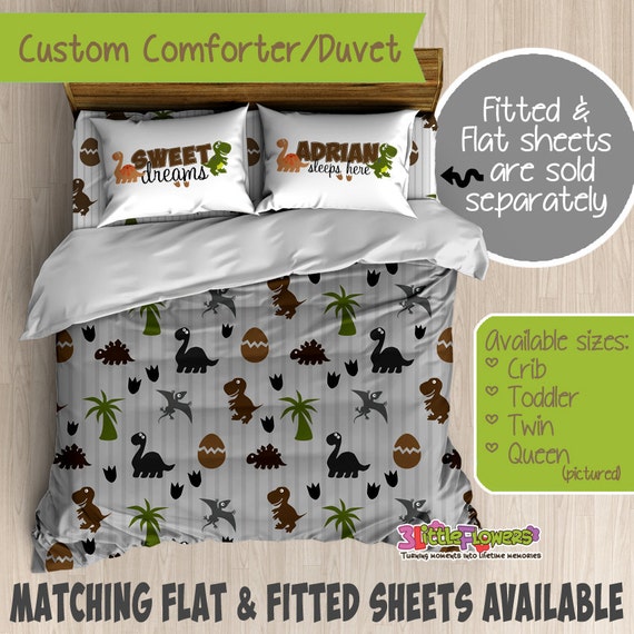 Dinosaurs Custom Comforter Duvet Kids Comforter Kids