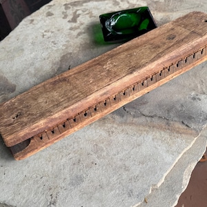 Vintage Wooden Cigar Mold No. 5158 — Early 20th Century Factory Press for Cigarillos / Slim Cigars