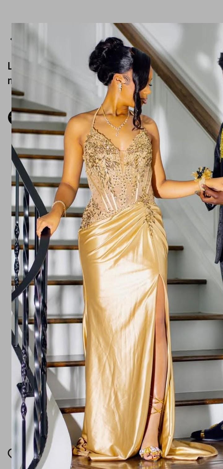 Purple and Gold Formal Gown - Etsy