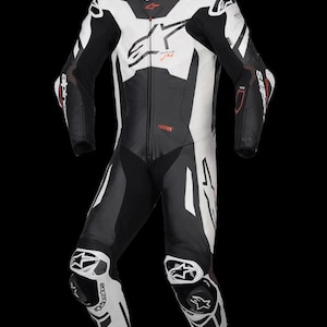 Alpinestars Motogp men Motorbike racing suit - Top grain Cowhide mild leather suits - Motorcycle Racing Suits, With all customization