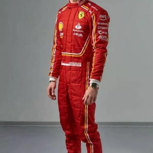 Kombinezon gokartowy F1 Ferrari 2024 (wraz z rękawicami i kominiarką), zatwierdzony przez CIK/FIA poziom 2.