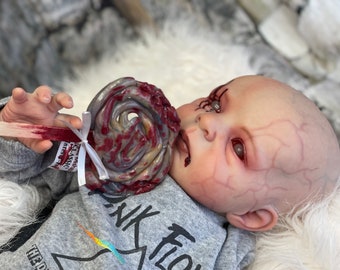 PRE-ORDER Mangled Mishaps Presents “Classic” Intesti-pops | For Your Zombie Horror Reborn Baby Dolls!