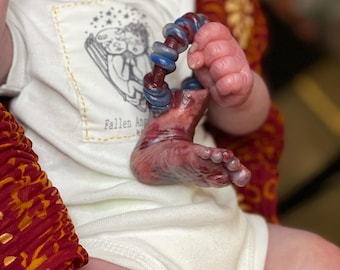 Mangled Mishaps Presents The Ankle-Biter | Chew Toy For Your Zombie Horror Reborn Baby Dolls! PRE ORDER