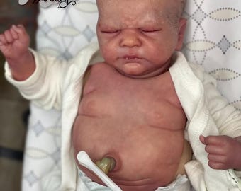 Custom Vampyre Reborn Baby Doll: Hyper-Realistic Fantasy Art