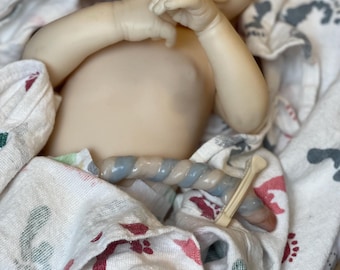 Silicone Umbilical Cord For Your Reborn Baby! | CLAMPED | Ready To Ship!