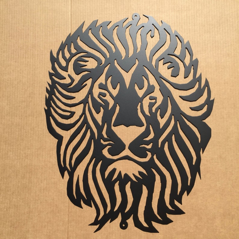 Metal Art Lion Metal Wall Art G4 Etsy