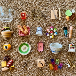 Vintage Trinkets, Minis & Smalls | Doll House Minis, Trinket Shelves, Printer Trays, Trinket Boxes | Knick-Knacks | You Choose [Pre-Owned]