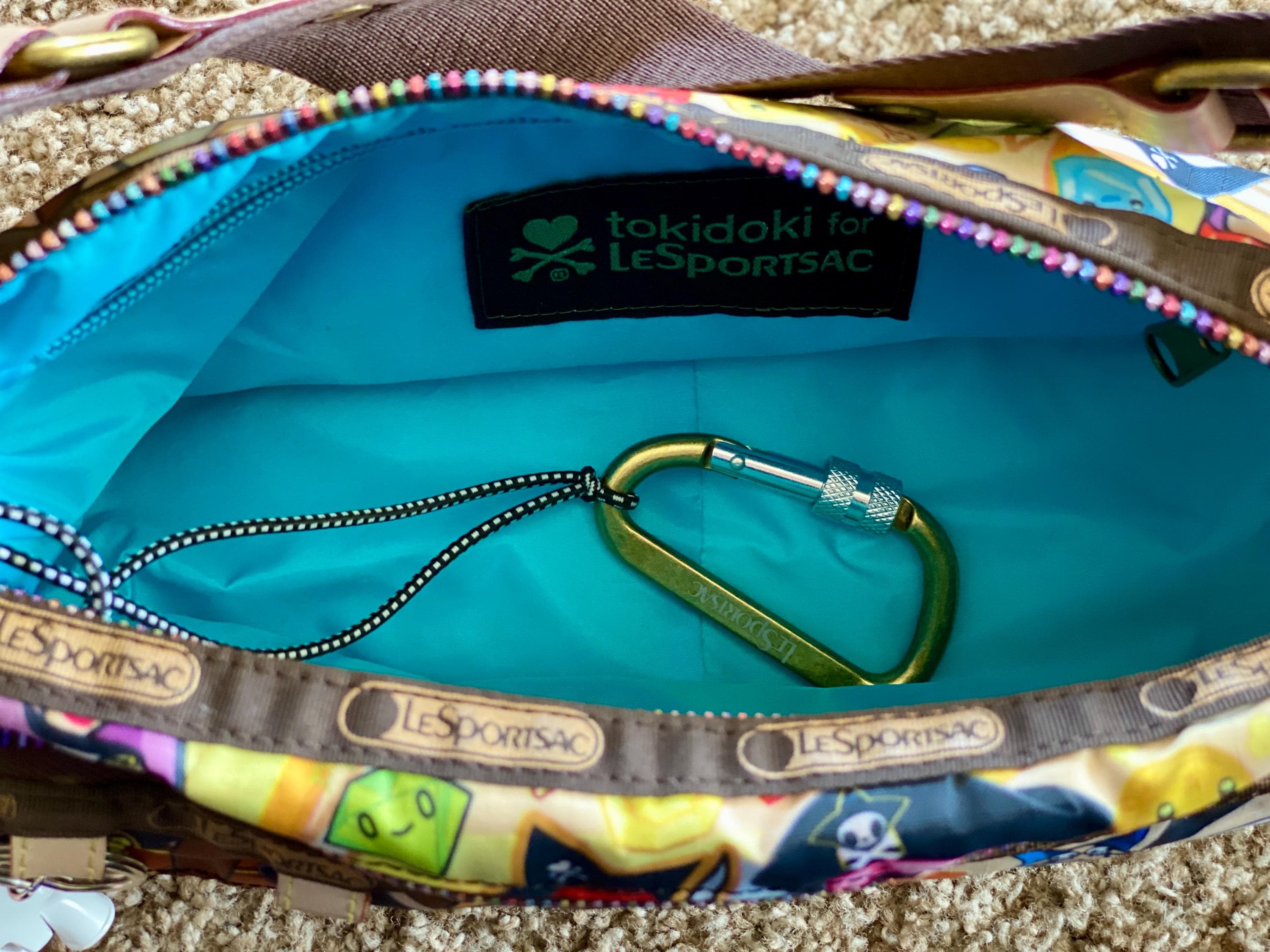 Vintage Tokidoki Lesportsac Hobo Bag: Pirate Nautical Print