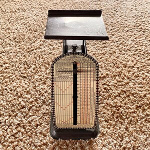 1940年代 米国郵便秤 POPULAR SCALE 可動品 アンティーク 1940s Postal Scales - Etsy